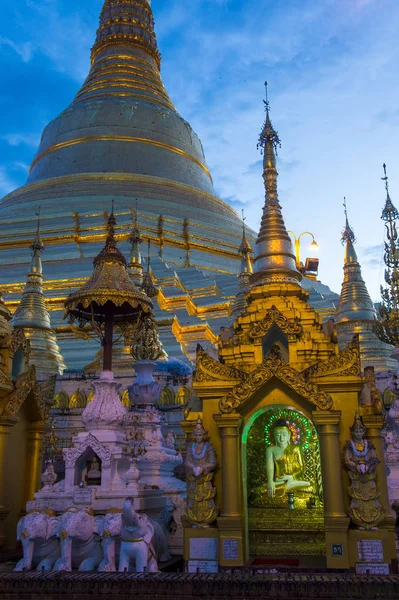 Shwedagon pagoda in Yangon, Myanmar