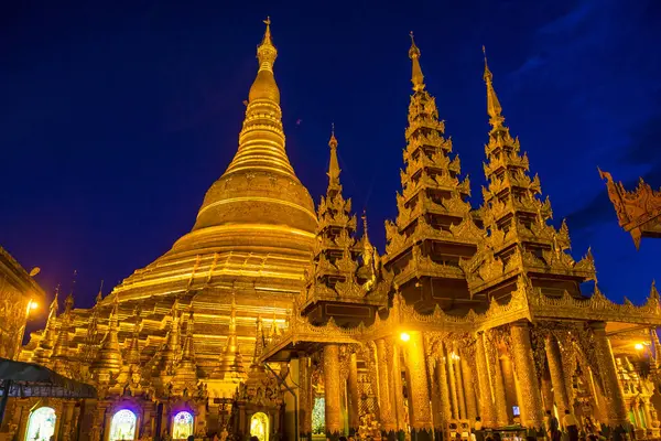 Shwedagon pagoda in Yangon, Myanmar