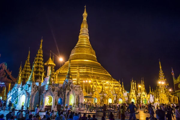Shwedagon pagoda in Yangon, Myanmar
