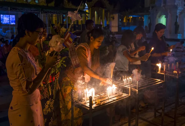 Shwedagon pagoda in Yangon, Myanmar