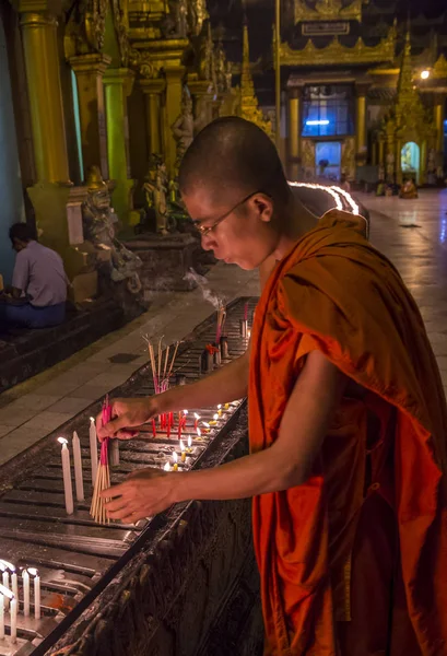 Shwedagon pagoda in Yangon, Myanmar