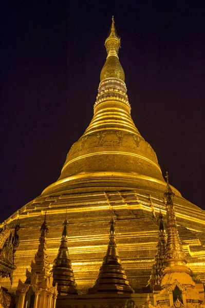 Shwedagon pagoda in Yangon, Myanmar