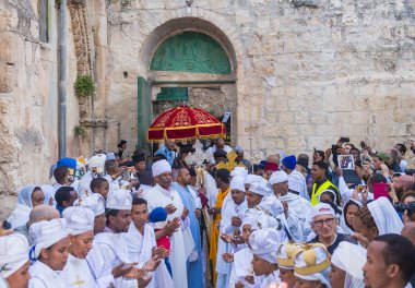 Etiyopya kutsal ateş töreni
