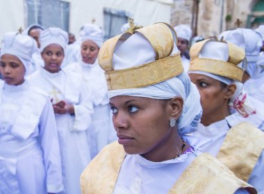 Etiyopya kutsal ateş töreni