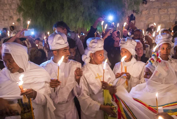 इथियोपियाई पवित्र आग समारोह — स्टॉक फ़ोटो, इमेज