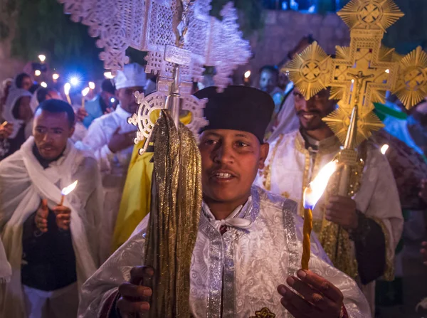 Etiyopya kutsal ateş töreni