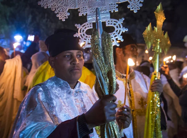 Etiyopya kutsal ateş töreni