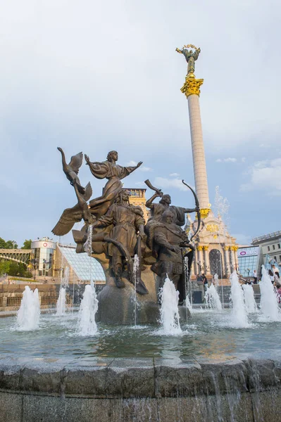 Kiev Maidan Nezalezhnosti — Fotografie, imagine de stoc