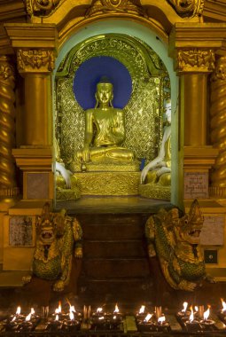 Shwedagon pagoda in Yangon, Myanmar