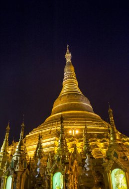 Shwedagon pagoda in Yangon, Myanmar