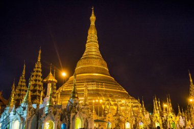 Shwedagon pagoda in Yangon, Myanmar