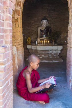 Acemi keşiş bagan Myanmar içinde