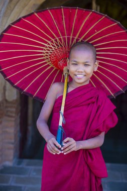 Acemi keşiş bagan Myanmar içinde