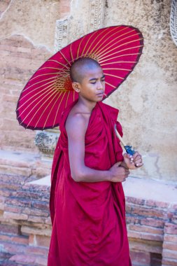 Acemi keşiş bagan Myanmar içinde