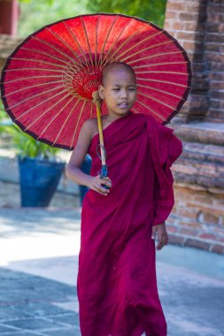 Acemi keşiş bagan Myanmar içinde
