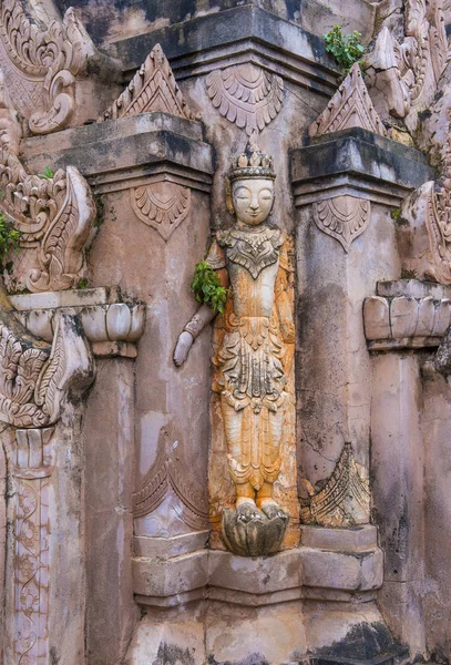 Kakku pagoda Myanmar — Stock fotografie