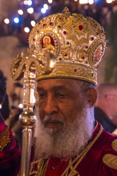 Cerimônia de fogo sagrado etíope — Fotografia de Stock