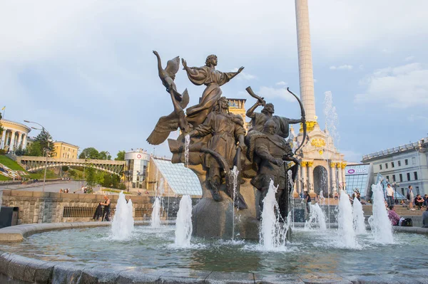 Kiev Maidan Nezalezhnosti —  Fotos de Stock