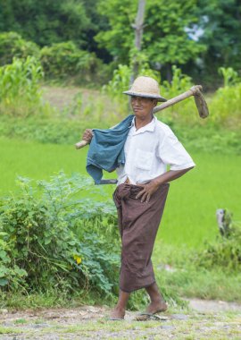 Myanmar Birmanya çiftçi