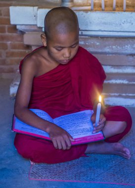 Acemi keşiş bagan Myanmar içinde