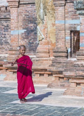 Acemi keşiş bagan Myanmar içinde