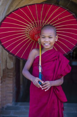 Acemi keşiş bagan Myanmar içinde
