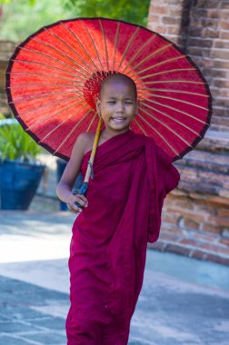 Acemi keşiş bagan Myanmar içinde