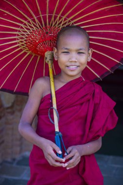 Acemi keşiş bagan Myanmar içinde