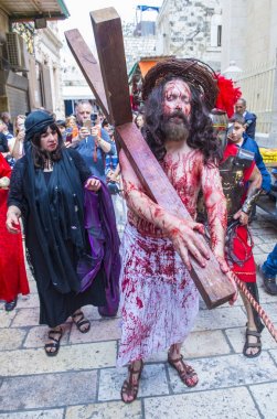 İsa'nın crucifixtion savaşını 