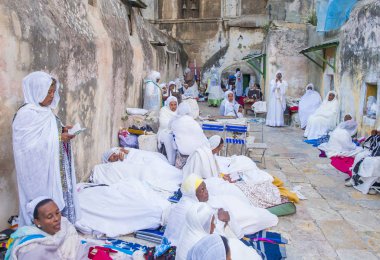 Etiyopya kutsal ateş töreni