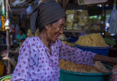 Sebze satıcı Myanmar