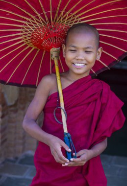 Acemi keşiş bagan Myanmar içinde