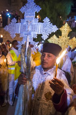 Etiyopya kutsal ateş töreni