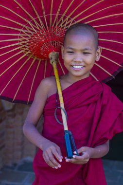 Acemi keşiş bagan Myanmar içinde