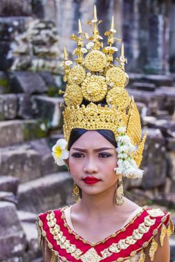 Kamboçyalılar Apsara dansçılar