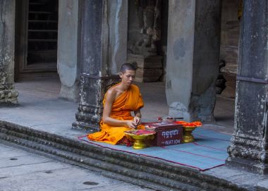 Kamboçya 'daki Angkor Wat Tapınağı