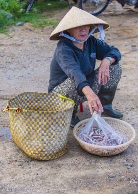 Hoi An Vietnam pazarda