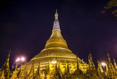 Shwedagon pagoda in Yangon, Myanmar