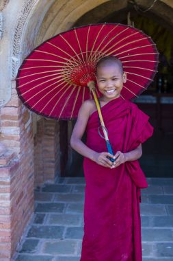 Acemi keşiş bagan Myanmar içinde