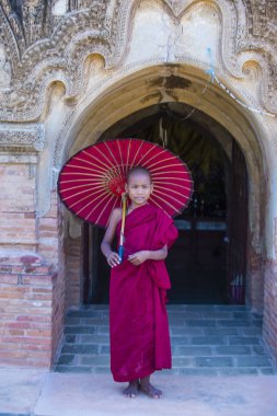 Acemi keşiş bagan Myanmar içinde