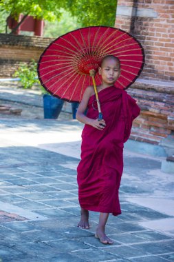 Acemi keşiş bagan Myanmar içinde