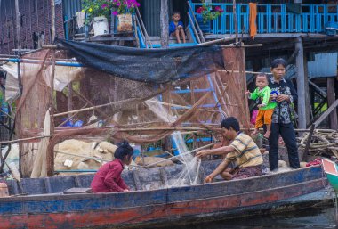 Tonle sap Gölü Kamboçya