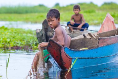 Tonle sap Gölü Kamboçya