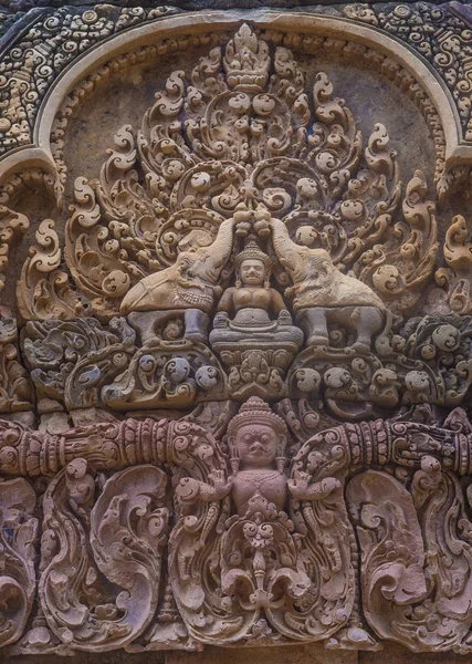 Templo de Banteay Srei no Camboja — Fotografia de Stock