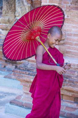 Acemi keşiş bagan Myanmar içinde