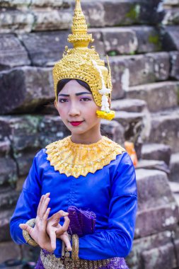 Kamboçyalılar Apsara dansçılar