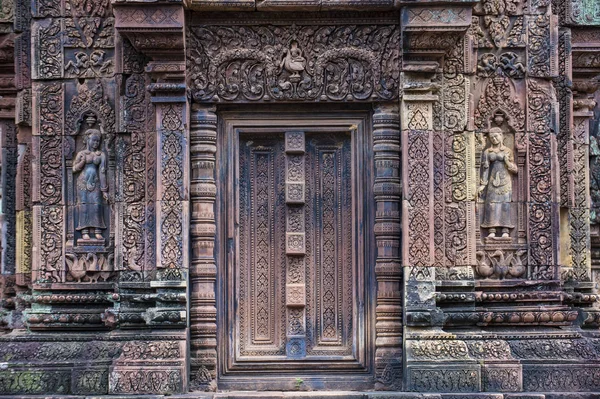 Kamboçya'da Banteay Srei Tapınağı — Stok fotoğraf