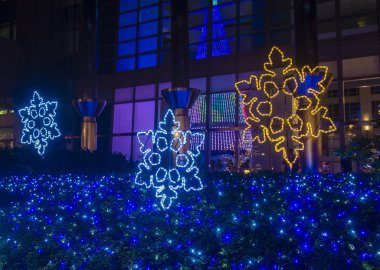 Taipei, Tayvan Noel ışıkları