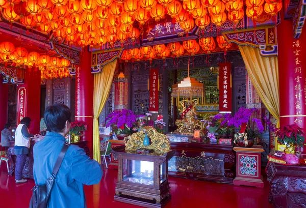 Tempio di Chih Nan a Taipei — Foto Stock