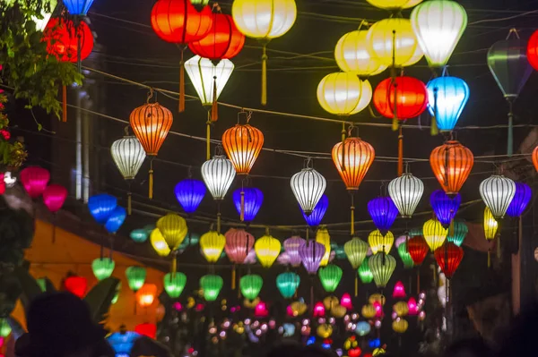 El Festival de Linterna de Luna Llena Hoi An — Foto de Stock